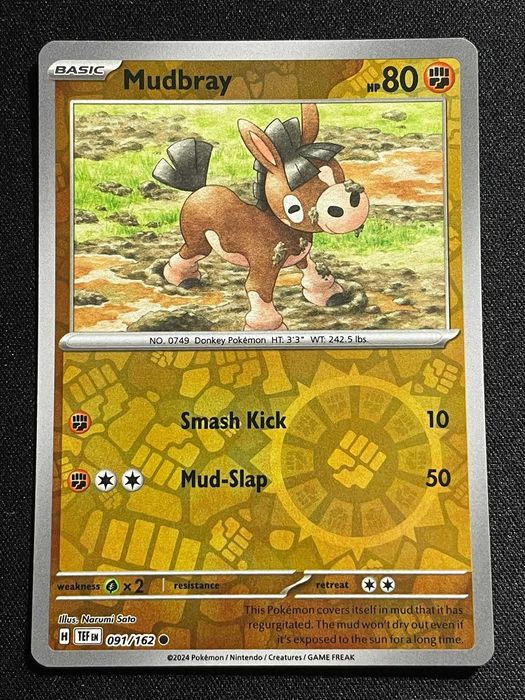 Carta Pokémon Mudbray 91/162 Temporal Forces