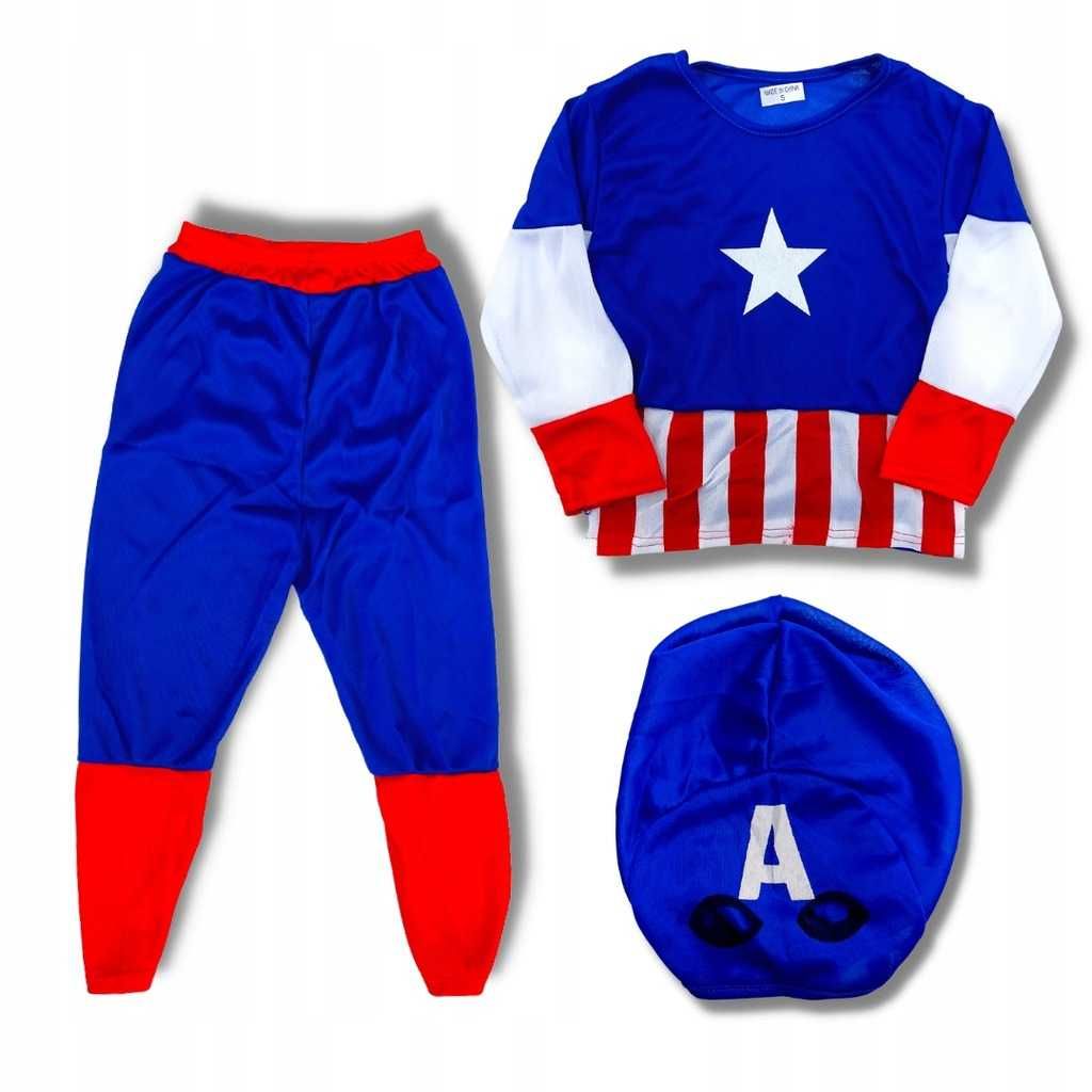 Strój Kapitan Ameryka - strój Superbohatera - AVENGERS rozm.  M