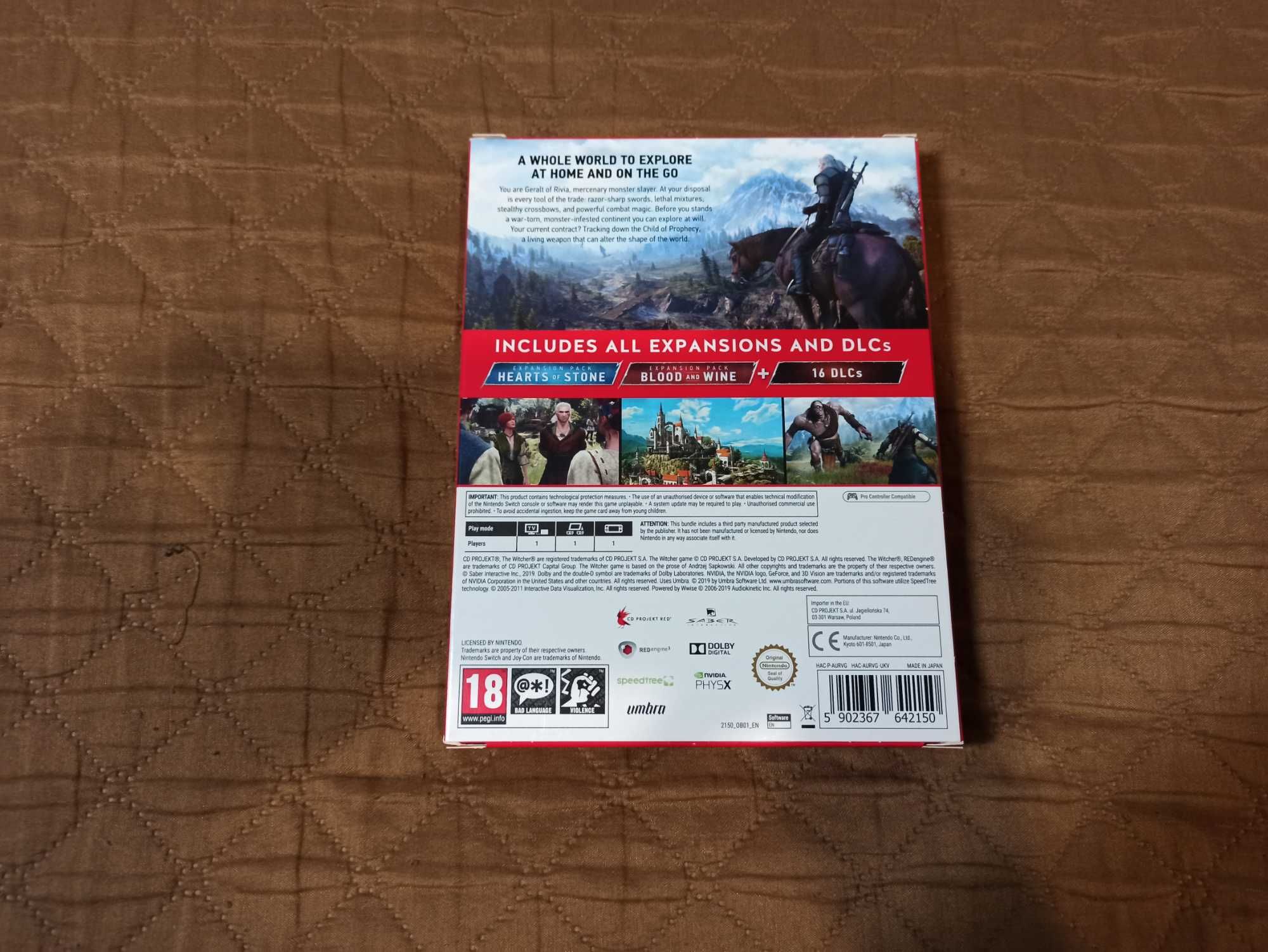 Гра для nintendo switch the witcher 3 complete edition, Відьмак 3