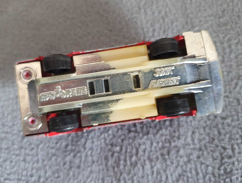 Majorette - Sonic Flashers, Carrinho de Bombeiros - France, Anos 80/90