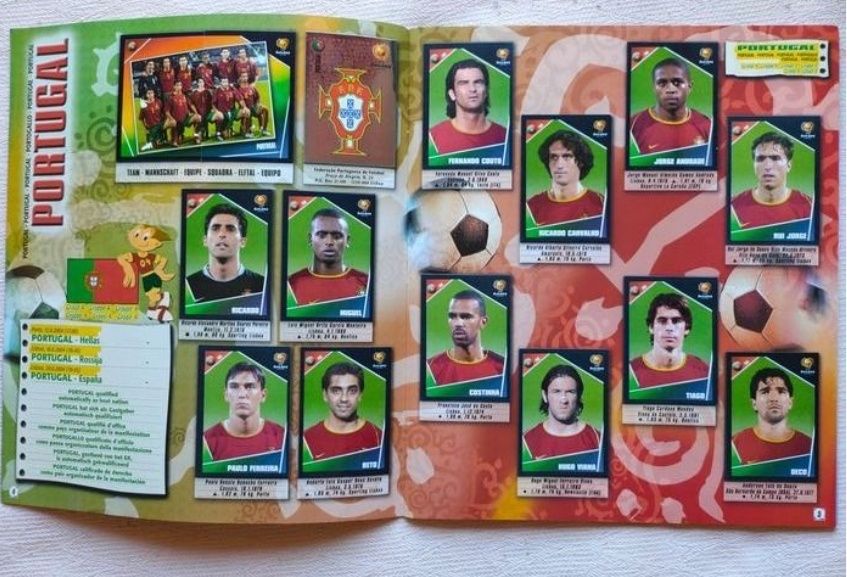Caderneta Euro 2004 - Completa- Panini
