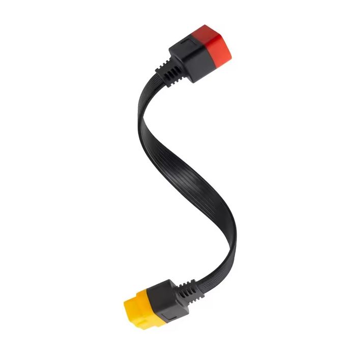Удлинитель переходник OBD2 кабель 36 см (16 pin, папа - мама)