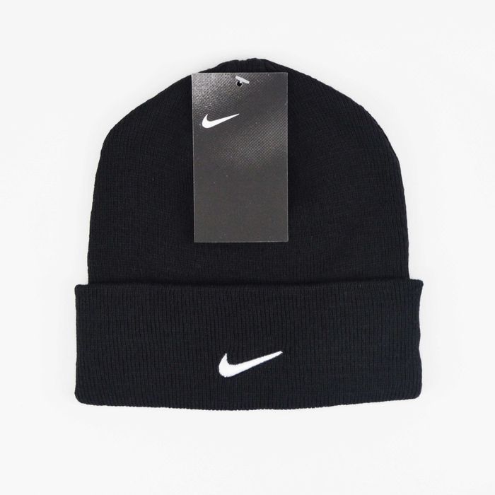 Nike Swoosh Шапка найк свуш чорна