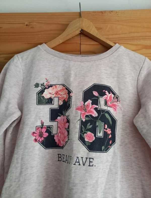 Bluza bawełniana do szkoły rok szkolny na jesień H&M klasyczna 158/164