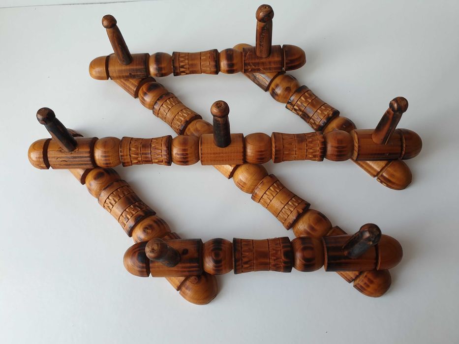 дерев'яна розсувна вішалка ГАРМОШКА часів срср