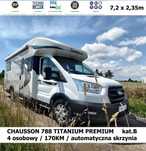 Rodzinny kamper 2+2 na wynajem. Zabudowa CHAUSSON premium