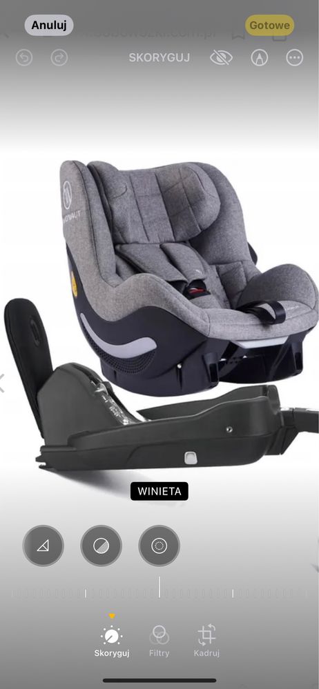 Fotelik Avionaut do 17,5 kg + baza IQ Avionaut