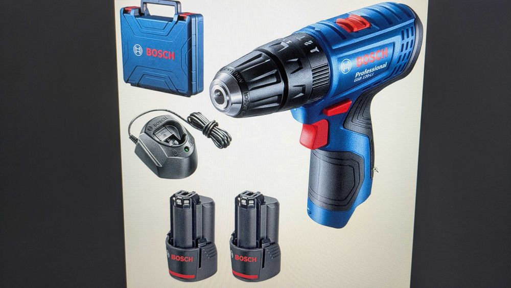Bosch professional 12V wkrętarka GSR 120-LI komplet
