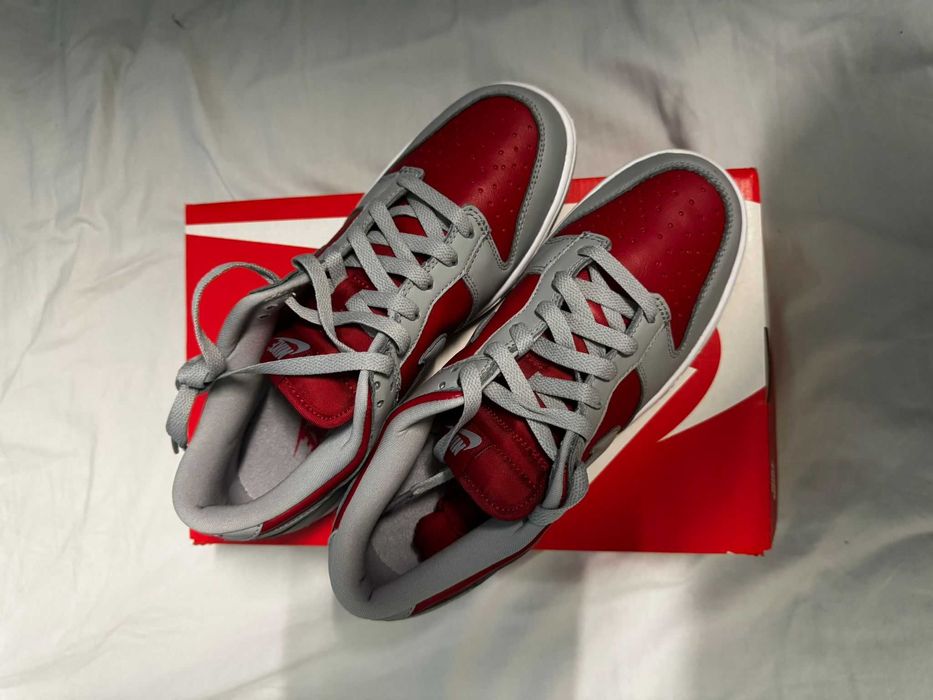 Nike Dunk Low – Varsity Red / Silver | NUNCA USADO!