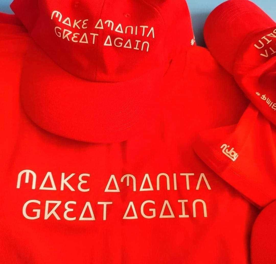 Koszulka Make Amanita Great Again Święty Grzybóg czerwona