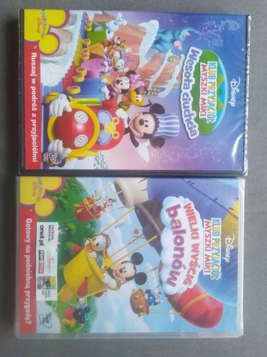 Klub Przyjaciół Myszki Miki Disney x 2 DVD Nowe