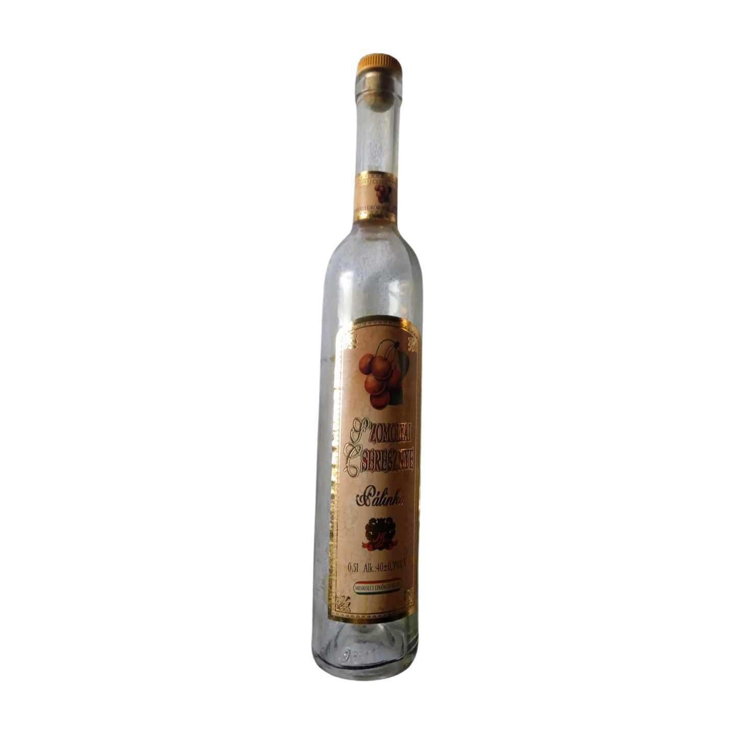 Kolekcjonerska butelka od węgierskiego Palinka, 0,5 l. 40%. Lata 90