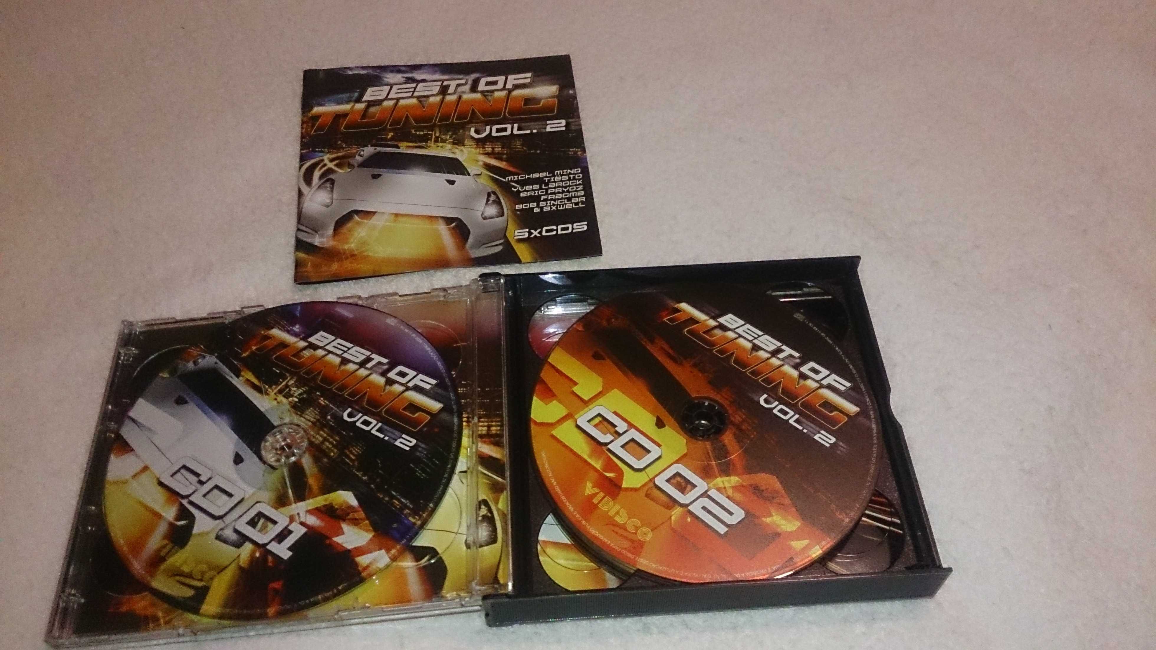 best of tuning vol. 2 (música discoteca) 5 cds