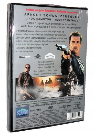 Terminator 2 QDVD Platynowa okładka Schwarzenegger nowa folia