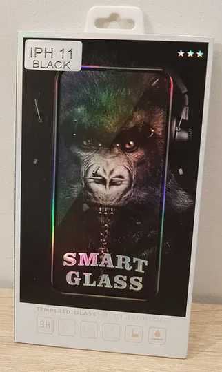Hartowane szkło Smart Glass do IPHONE 11 na cały ekran z ramką.