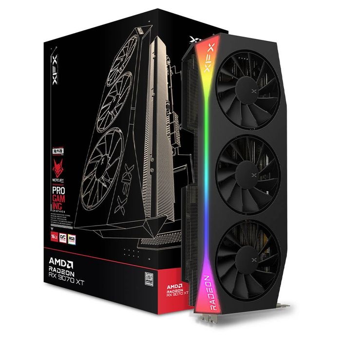 Placa Gráfica XFX Mercury AMD Radeon RX 9070XT OC RGB