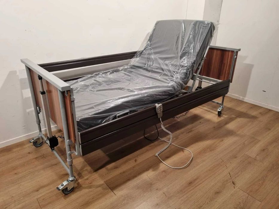 Łóżko rehabilitacyjne 4-funkcje medyczne szpitalne elektryczne dostawa