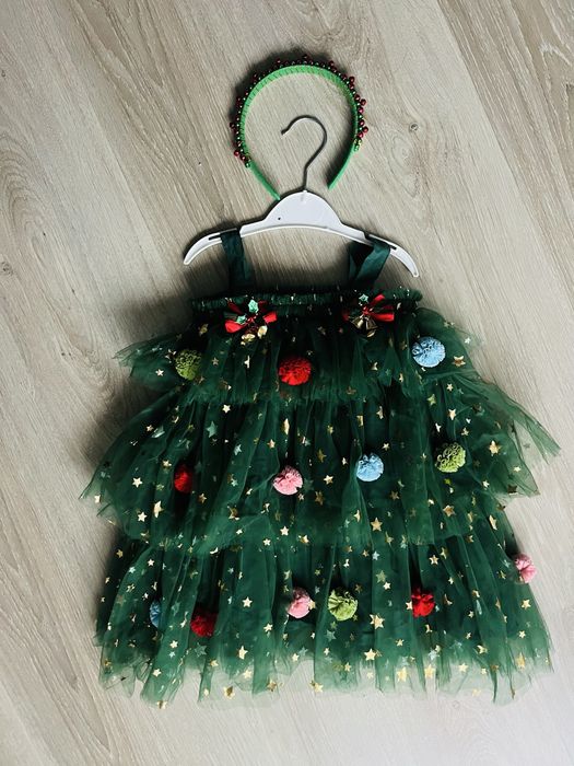 Новорічна сукня-ялинка