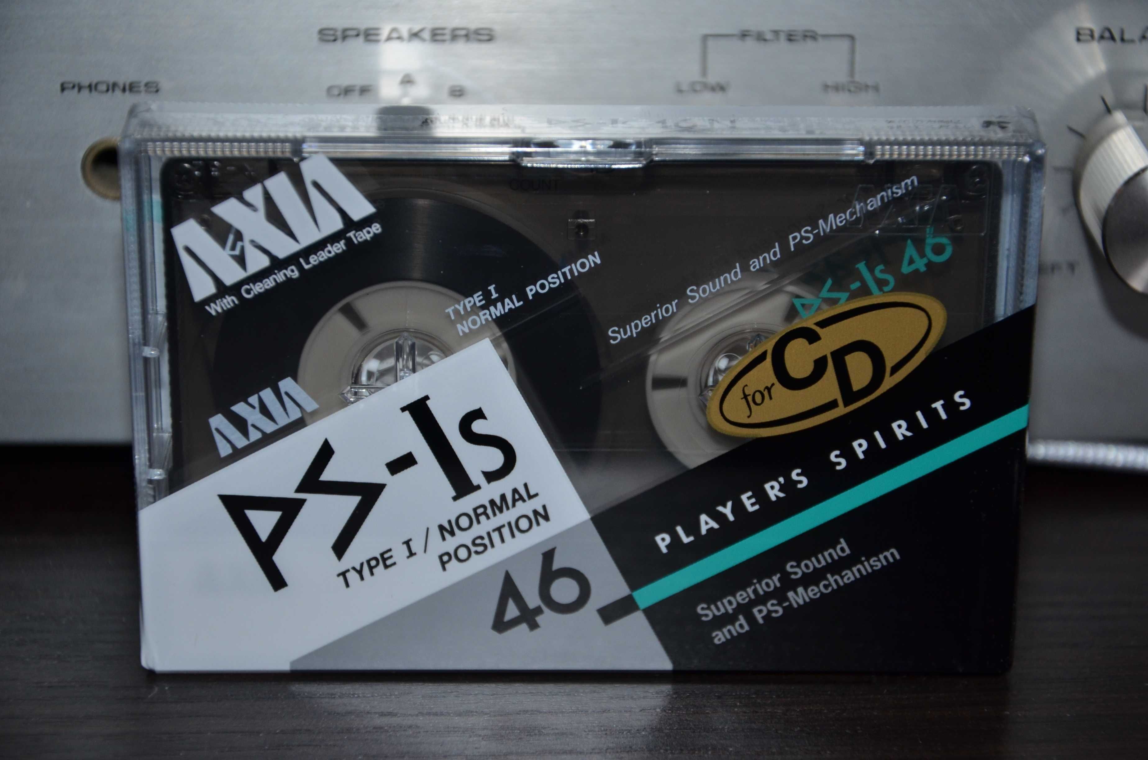 Новые редкие японские аудиокассеты AXIA PS-Is 46 Made in Japan (Идеал)