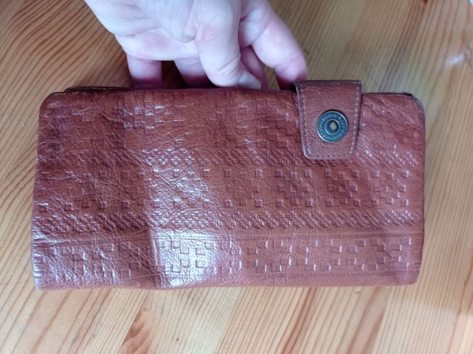 Skórzany portfel, Roxy, jak nowy