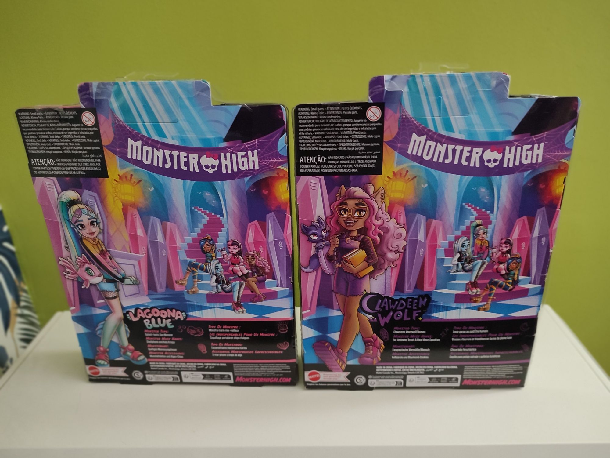 Monster High 2 lalki: Clawdeen Wolf i Lagoona Blue NOWE