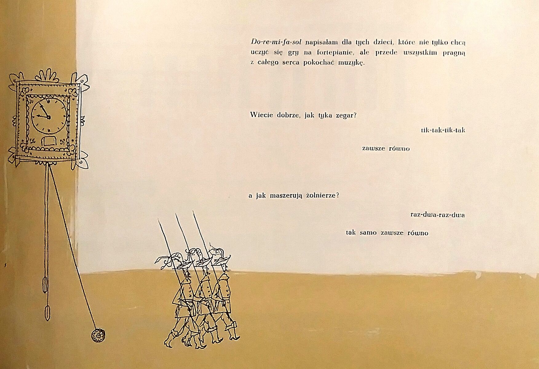 Nuty, DO-RE-MI-FA-SOL, Początki nauki gry na fortepianie, PWM 1964 r.