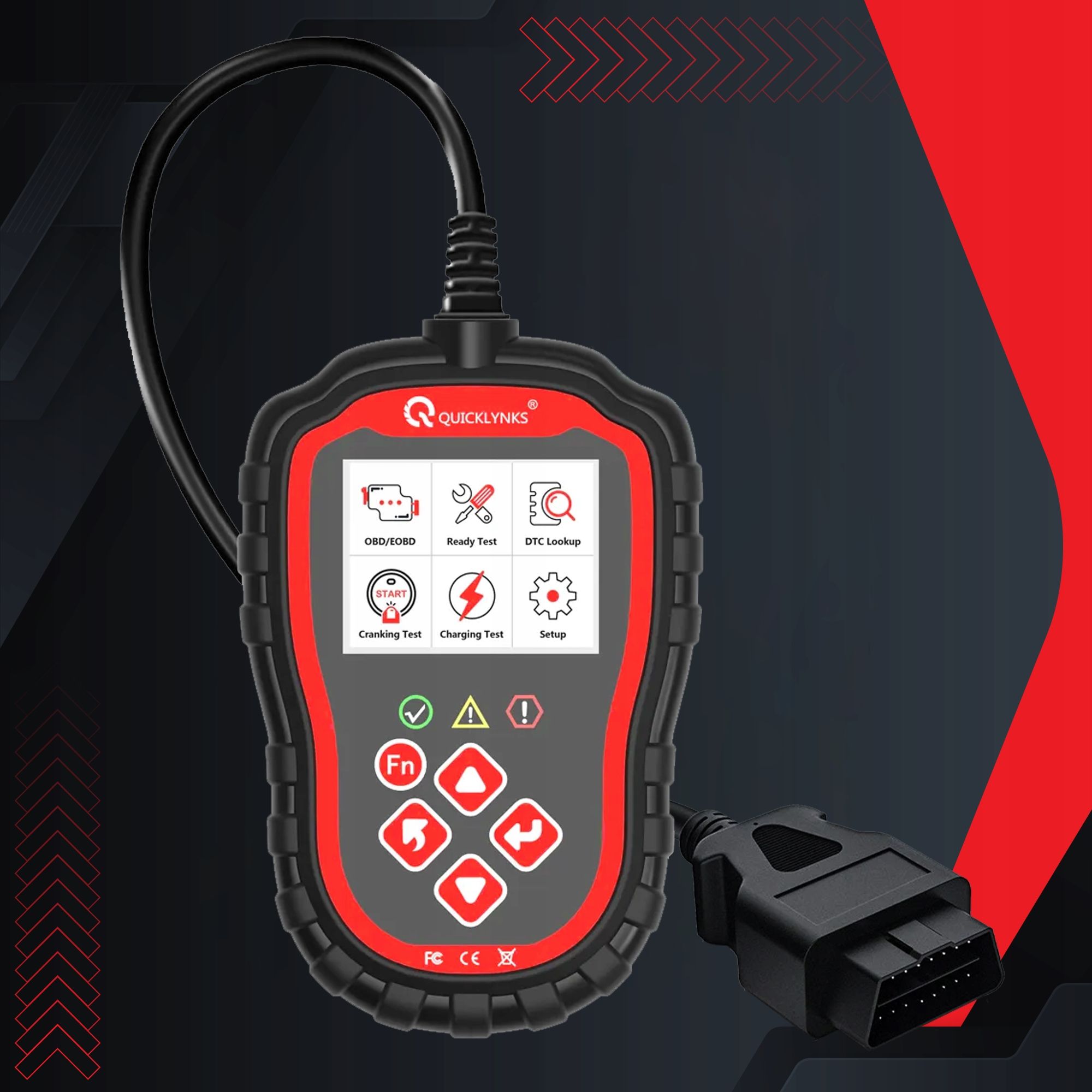 Szybki Tester OBD Tester OBD2 Diagnostyczny PL Menu Interfejs OBD
