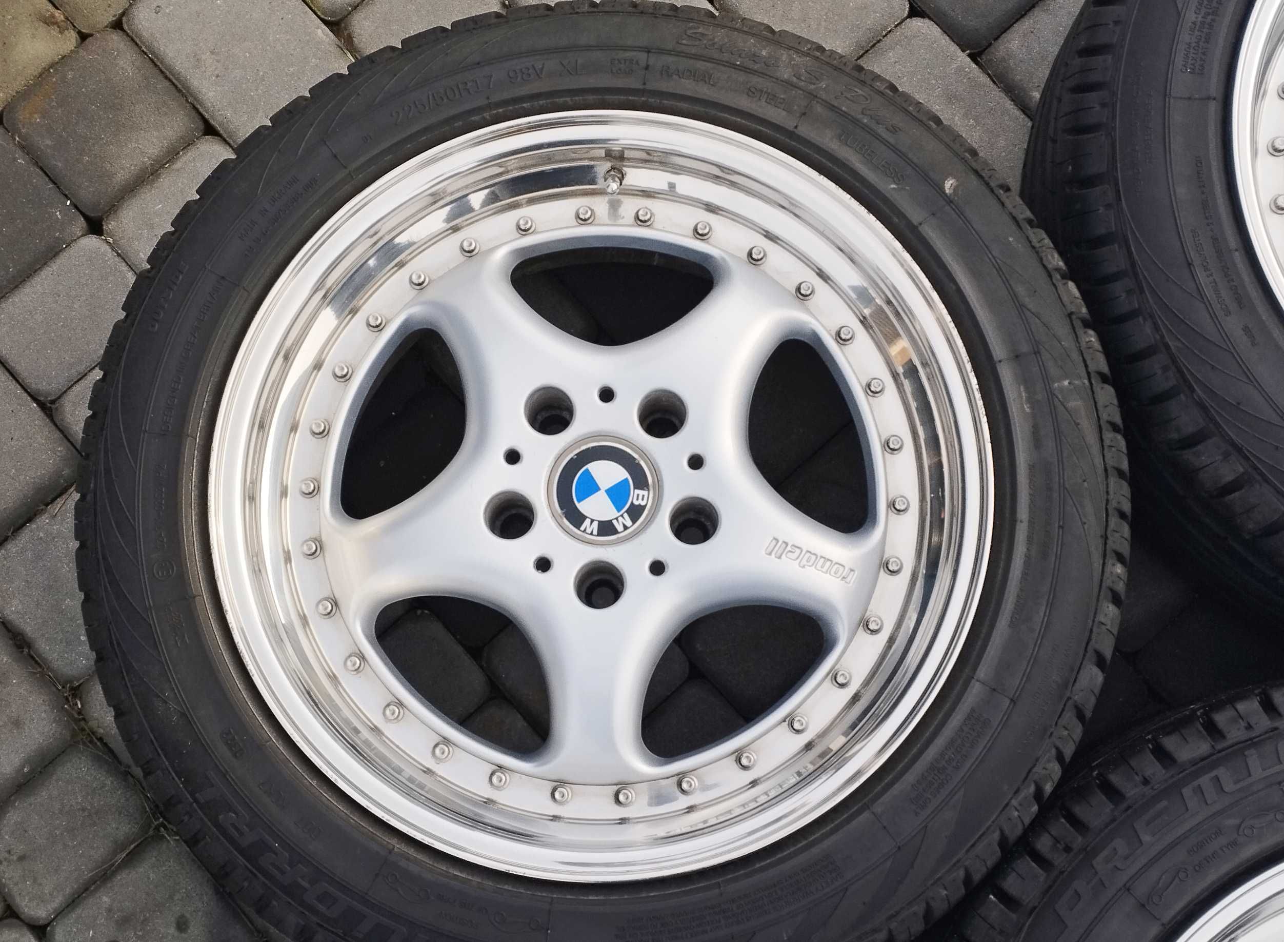 Rondell 0067 8,5x17 BMW 5X120 ET13 skręcane 2tlg stal RADINOX