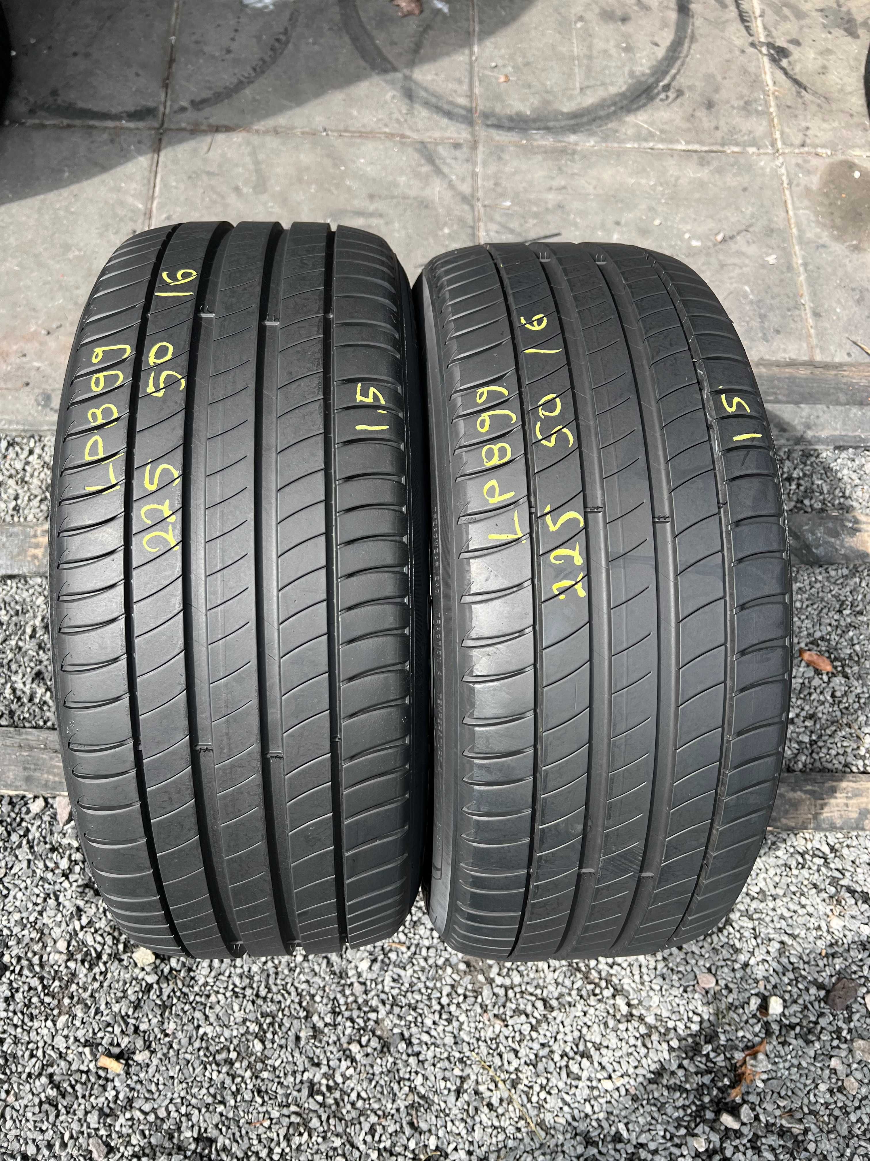 Opony letnie 225/50/R16 Michelin Primacy 3 - 2 sztuki