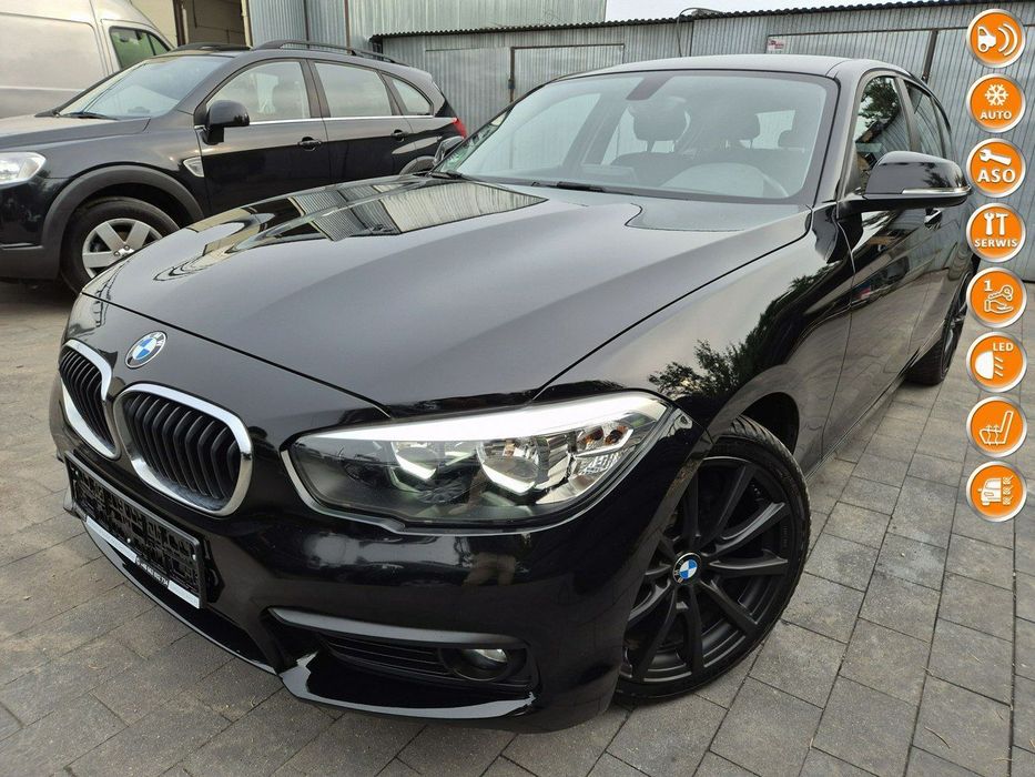 BMW Seria 1 BMW 118i 136km KOLOROWY WYŚWIETLACZ pdc KLIMA bezwypadkowy SERWIS 2017