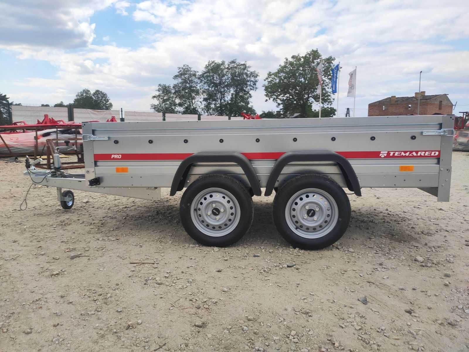 Nowa przyczepka 264 x 126 cm - TEMARED PRO 2612/2 - Dostawa pod dom