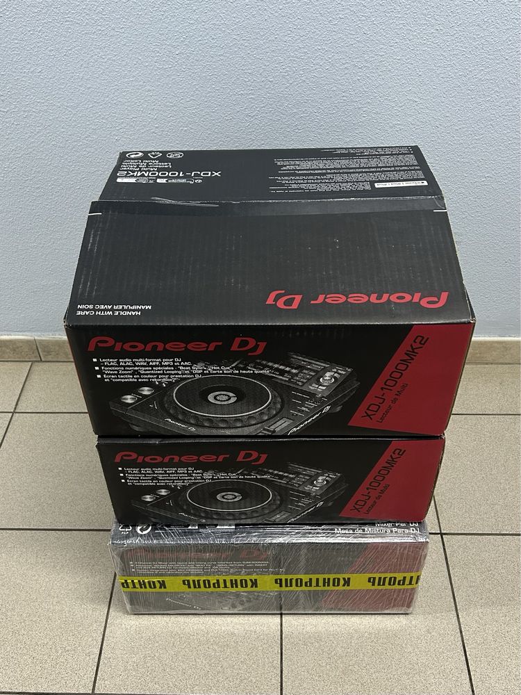 Продам комплект Pioneer xdj 1000 mk2+ djm 750 mk2