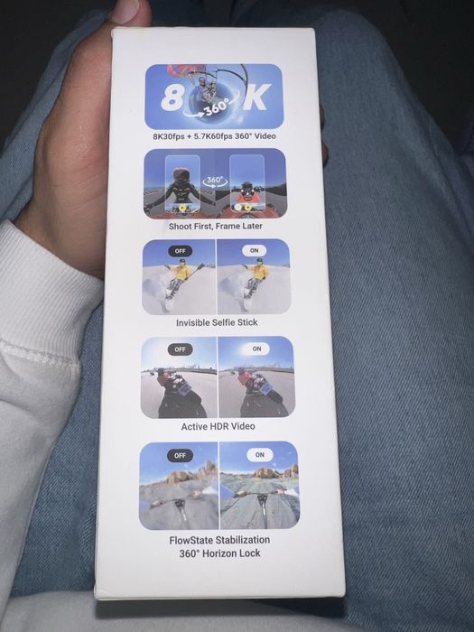 Insta 360 x4 + acessórios mota - com garantia