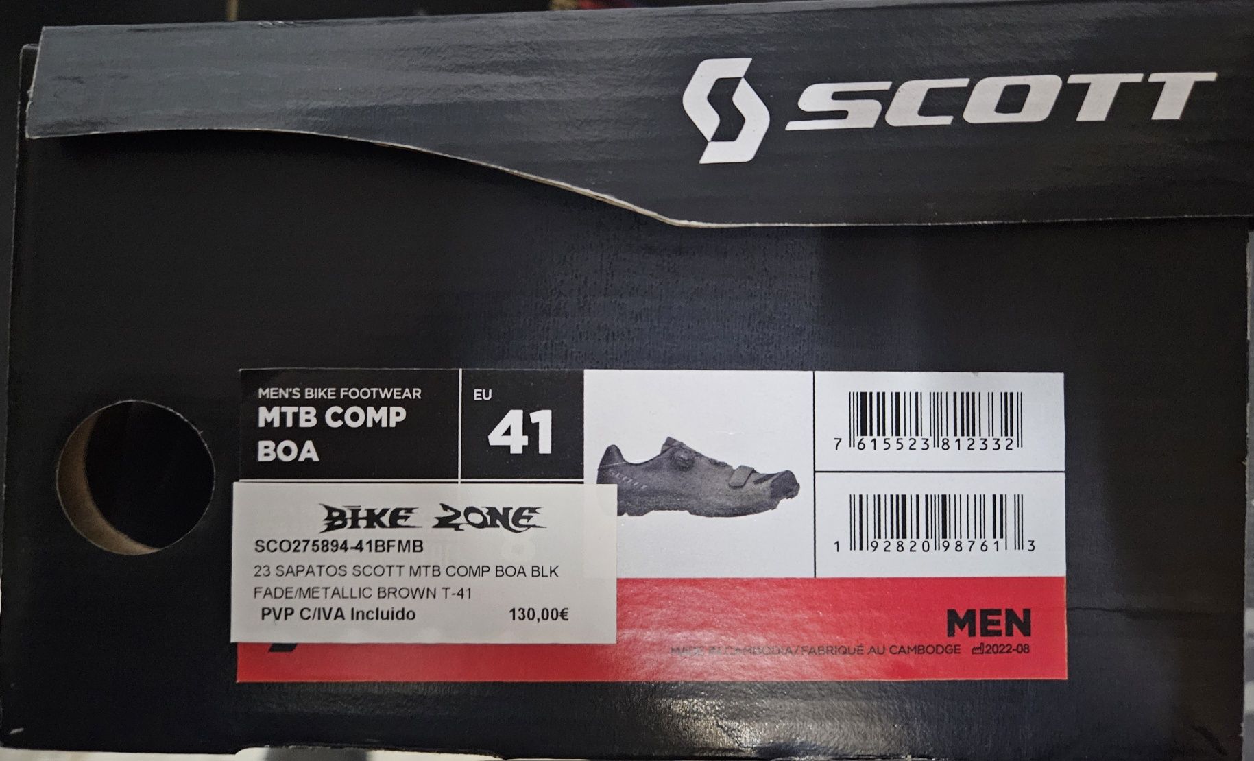 Sapatos scott mtb