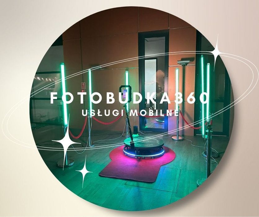 Fotobudka360/klasyczna Fotobudka/Ciężki Dym/Napis LOVE/Iskry/Miny dyme