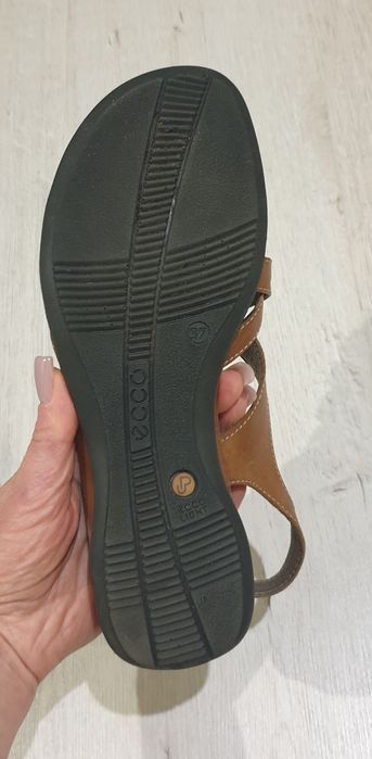 Взуття шкіряне, ортопедичне, 37р, довж. уст. 24 см, фірма ECCO, ціна 7