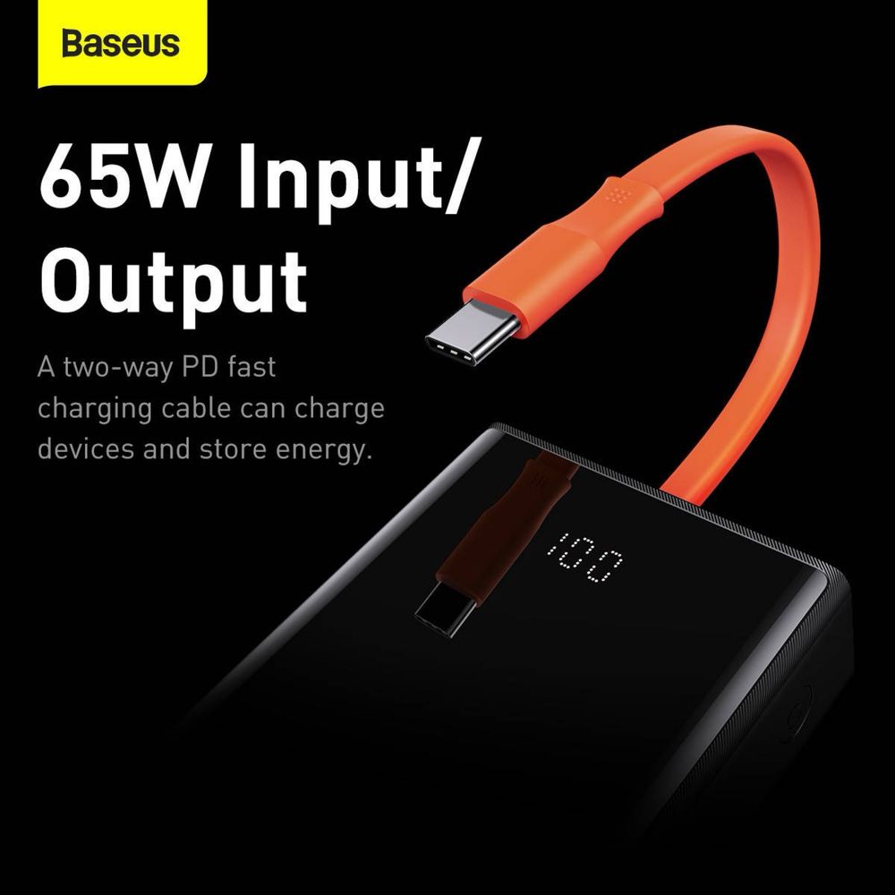 Павербанк Baseus Elf Digital Display 20000mAh 65W 5A