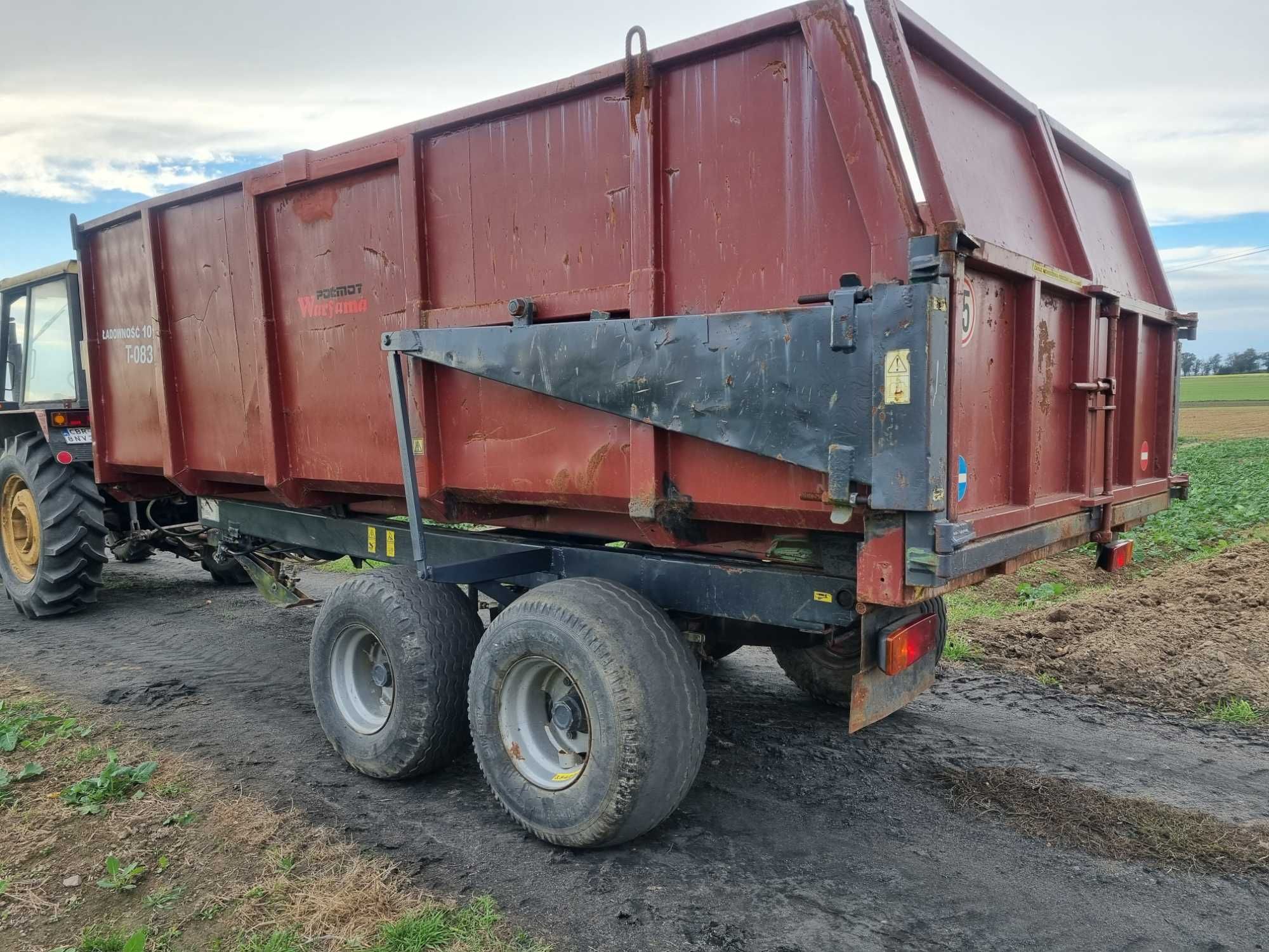 Przyczepa wywrotka tandem 10 ton Czarnabialostocka pronar warfama