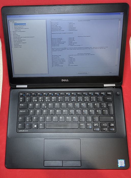 Продам ноутбук Dell Latitude E5470