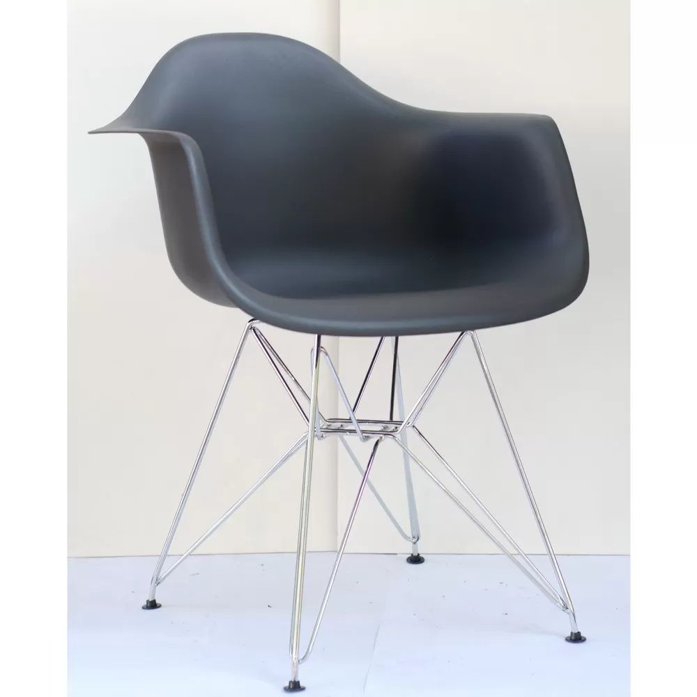 Кресло eames metal white, gray