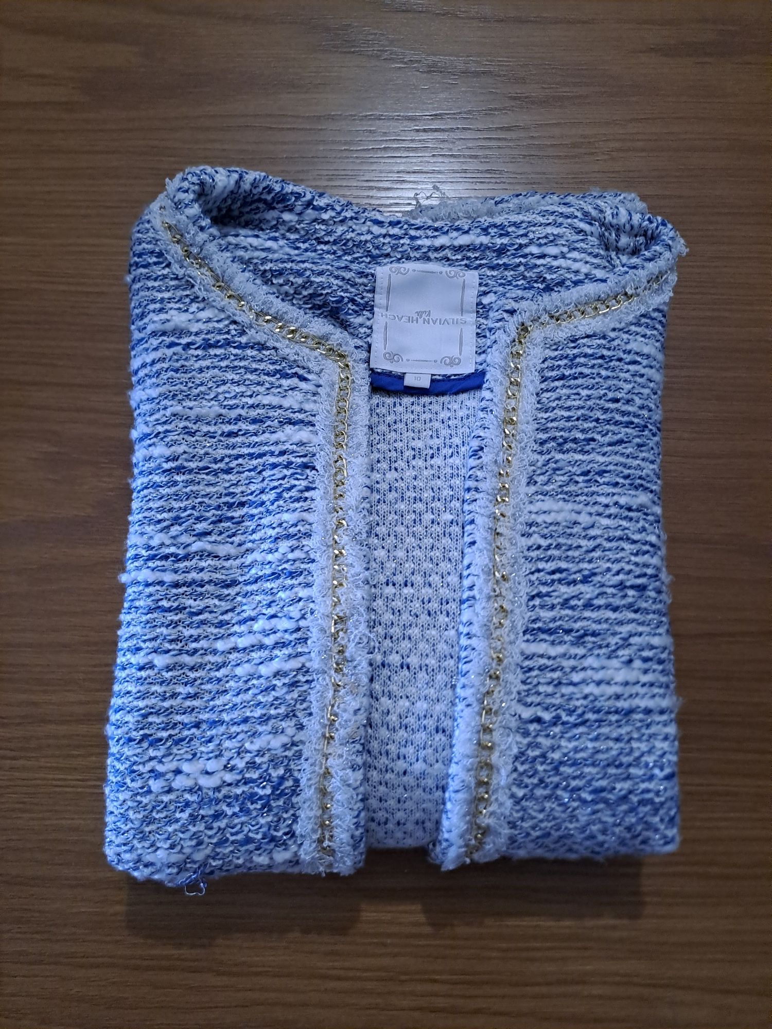Cardigã blazer elegante para menina de 10 anos