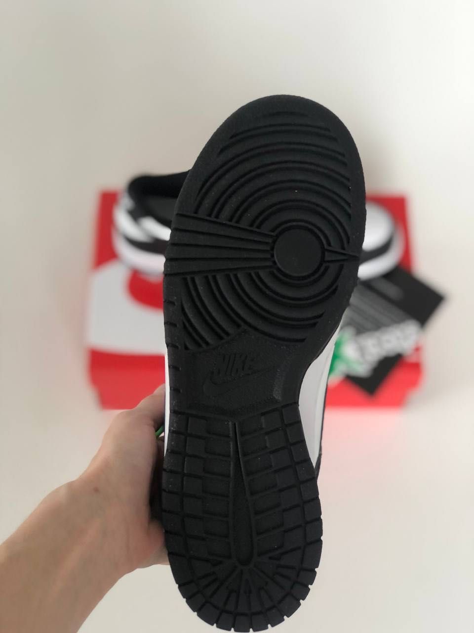 Мужские кроссовки Nike SB Dunk Black&white. Размеры 39-45