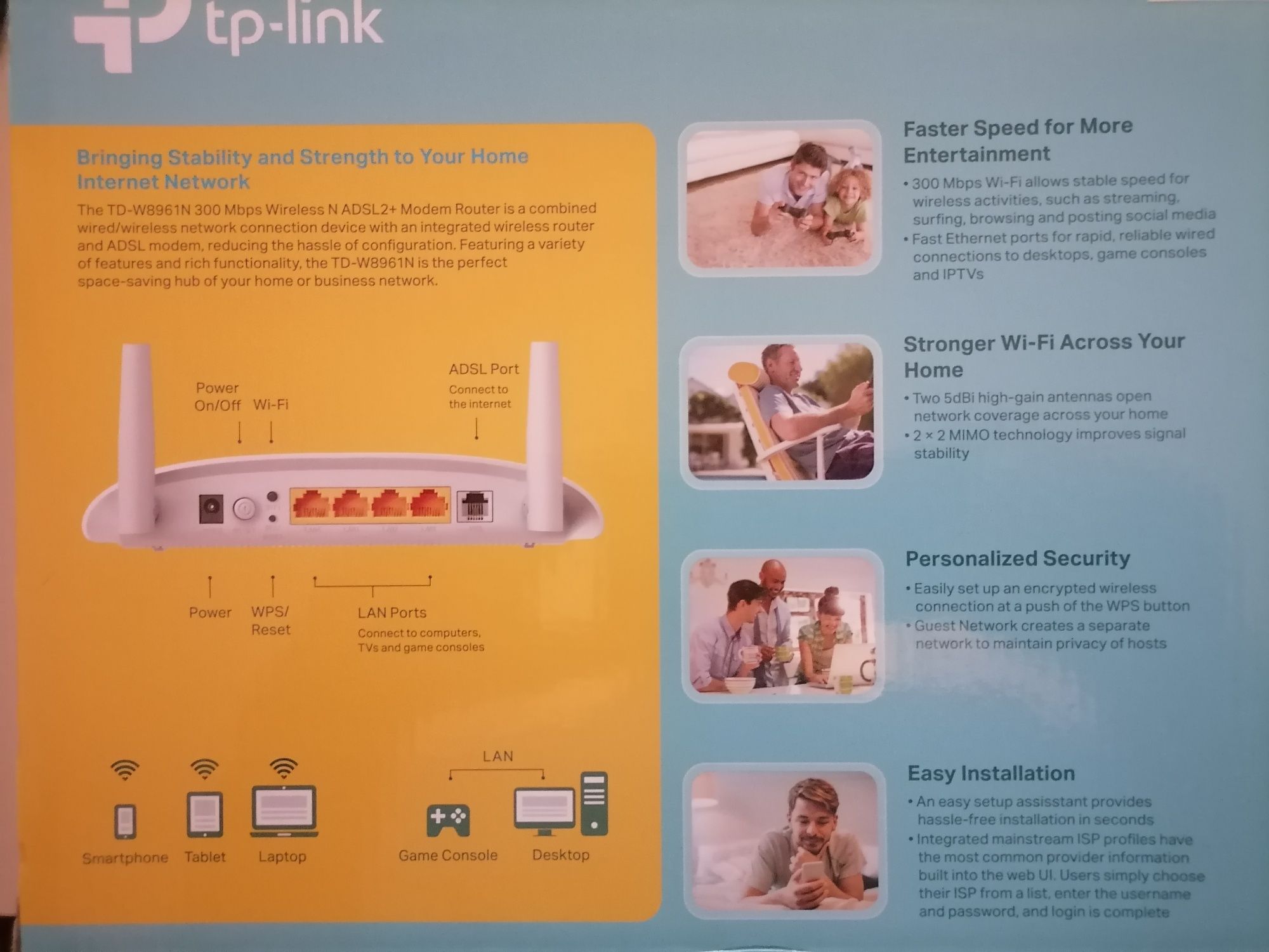 Router i modem TP link nowy