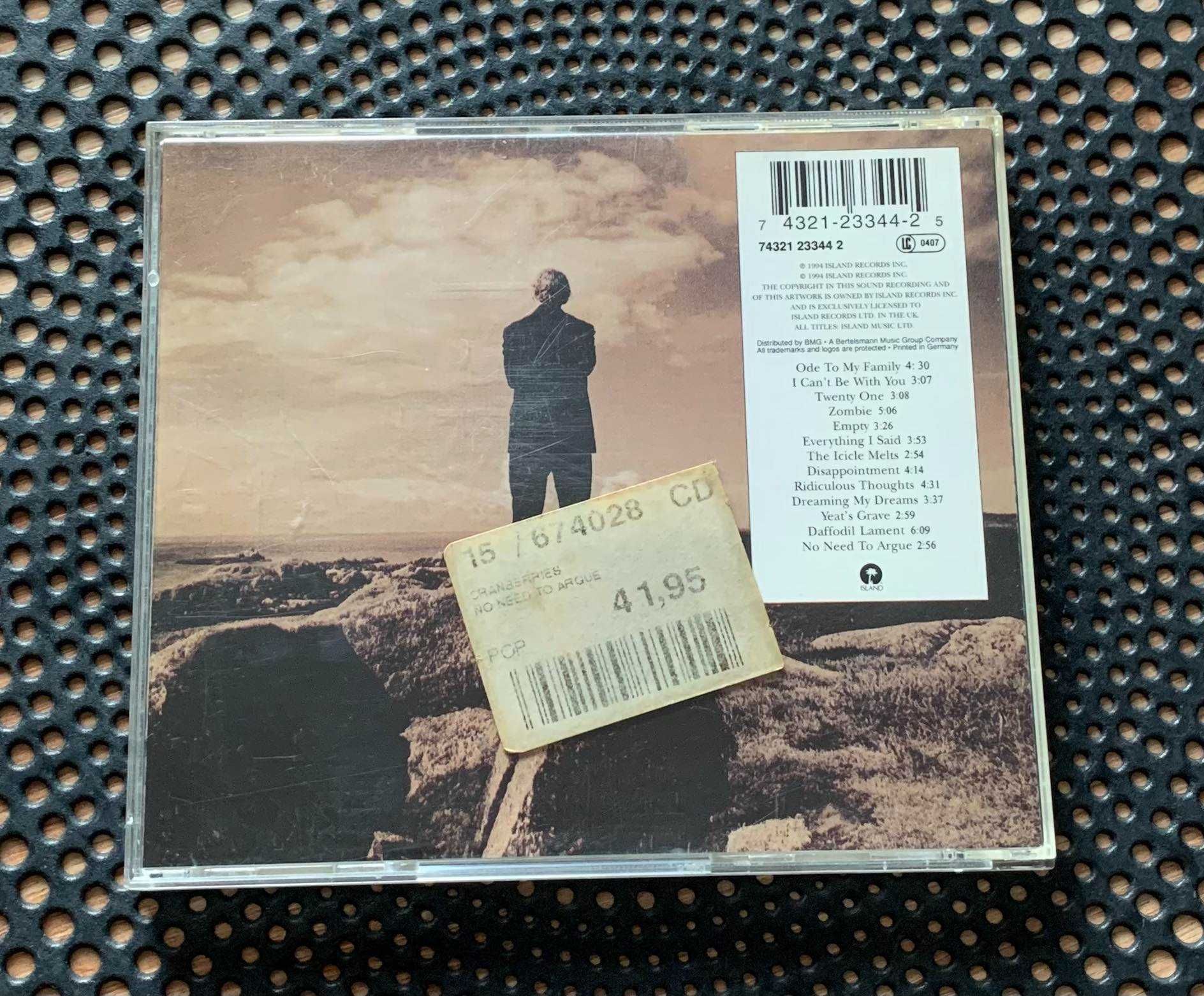 The Cranberries - No Need To Argue - Jewelcase CD