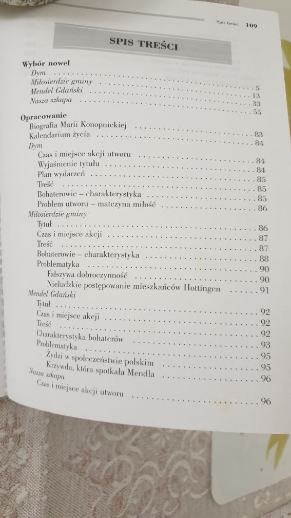 Lektura szkolna Maria Konopnicka nowele