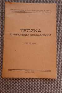 Teczka z wkładem kreślarskim 1981 r PRL B091631