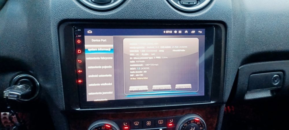Radio android ram4g pamiec64g