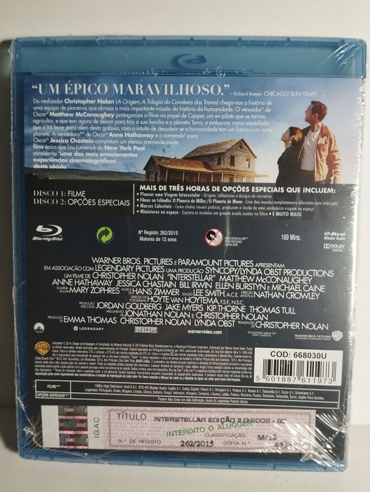 Pack Blu-rays PT Selados