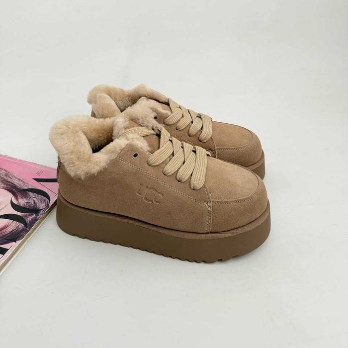 Жіночі зимові уггі-кросівки на платформі (36-41) Черевики зимові