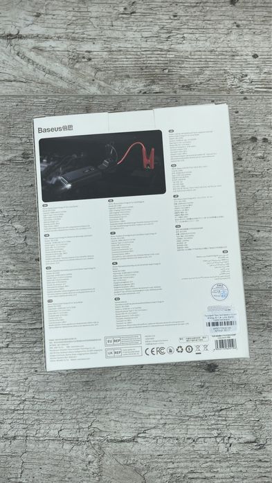 Автомобільний пусковий пристрій Базеус Jump Starter 10000 mAh